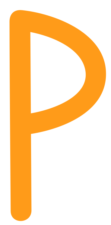 P giallo PNG, SVG