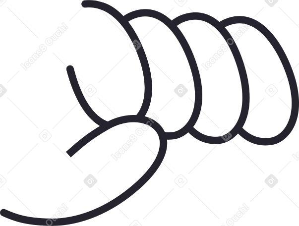 fingers for holding a scooter PNG, SVG