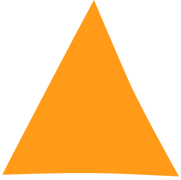 Triangle jaune PNG, SVG