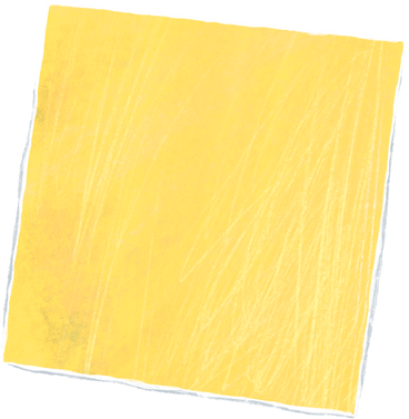 Morceau de papier carré jaune PNG, SVG