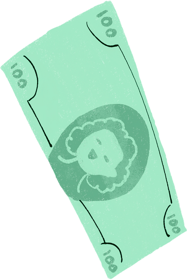 green cash money PNG, SVG