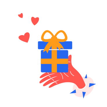 Valentine's gift PNG, SVG