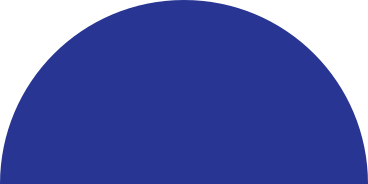Demi-cercle bleu foncé PNG, SVG