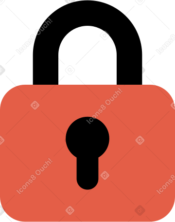 closed lock PNG, SVG