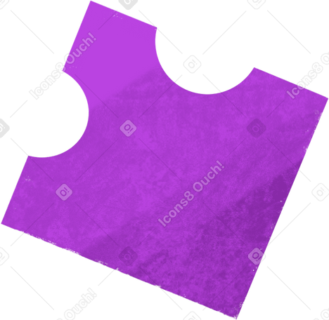 purple puzzle PNG, SVG