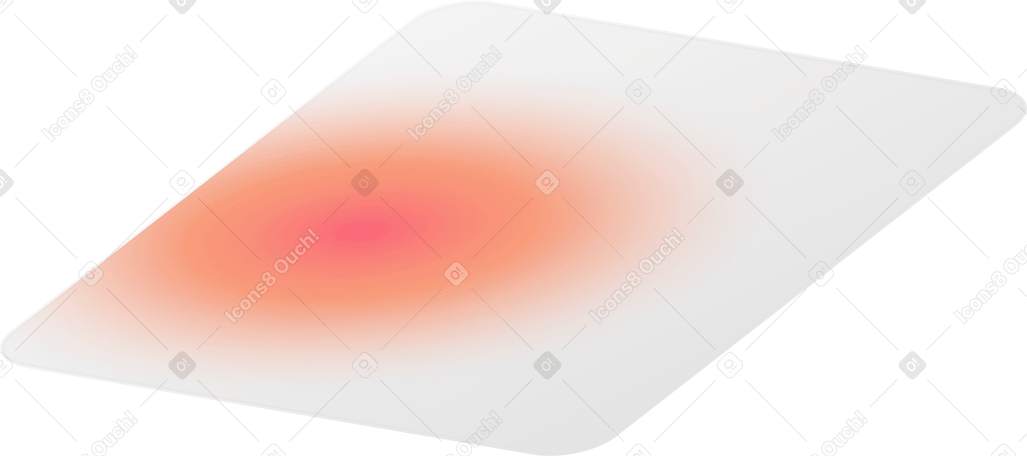rectangle with a colored spot PNG, SVG