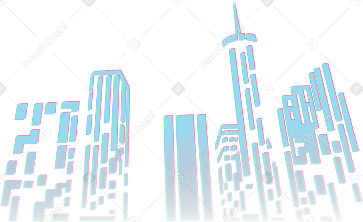 background with skyscrapers в PNG, SVG