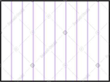 Striped box PNG, SVG