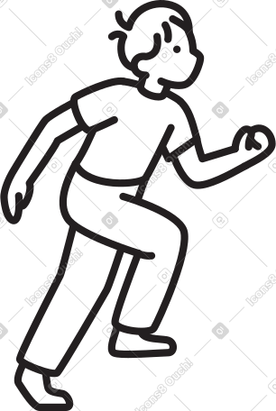 男人走上前来 PNG, SVG