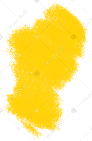 Forma abstracta amarilla PNG, SVG