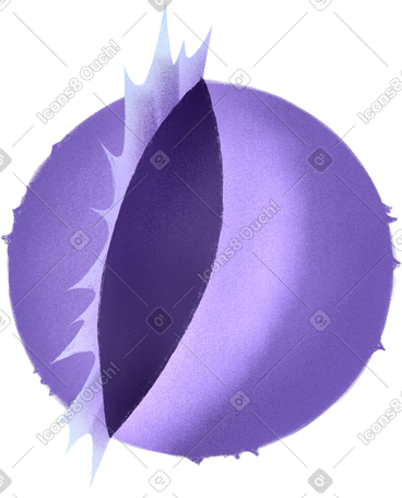 Purple sphere PNG, SVG