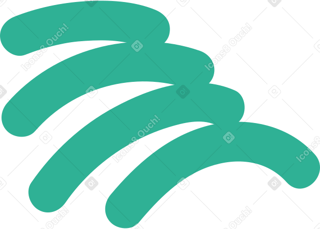 quatre doigts verts PNG, SVG