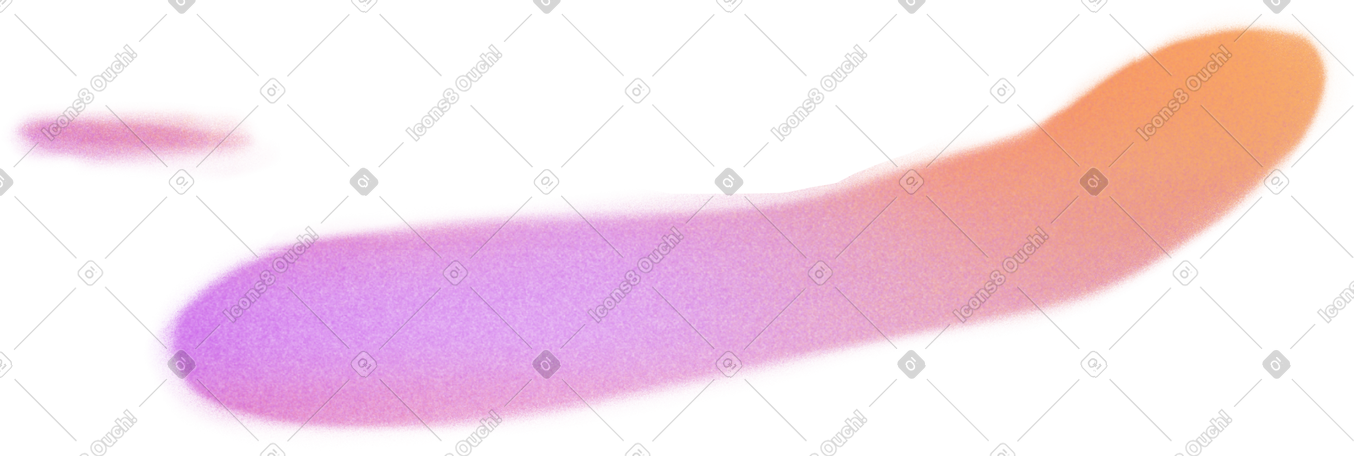 big and small purple and orange shapes PNG, SVG