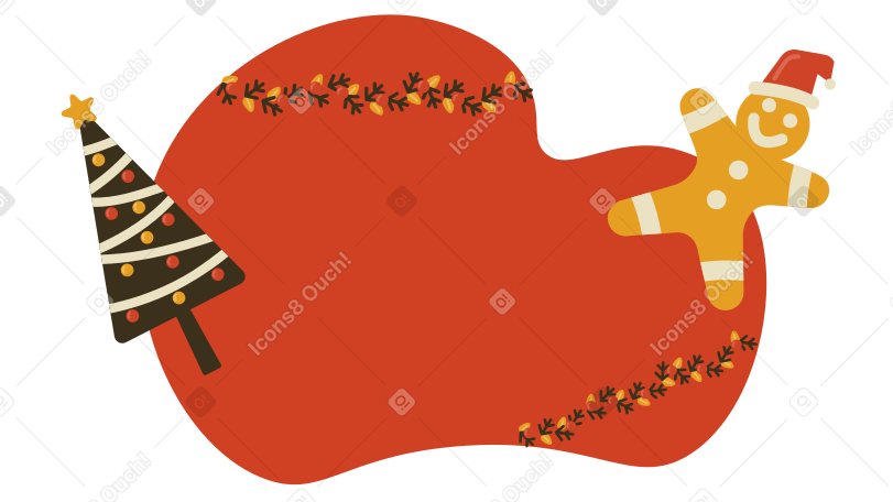 Christmas background Illustration in PNG, SVG