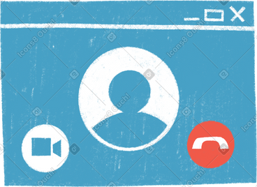 Conference zoom window PNG, SVG