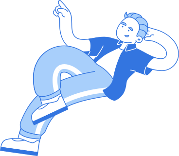 Man lying down and pointing his finger PNG, SVG