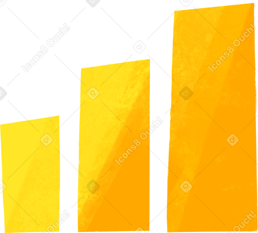 yellow graph Illustration in PNG, SVG
