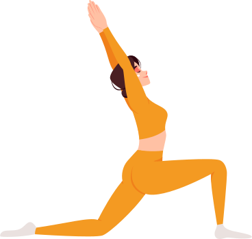 Junge frau in yoga-pose PNG, SVG