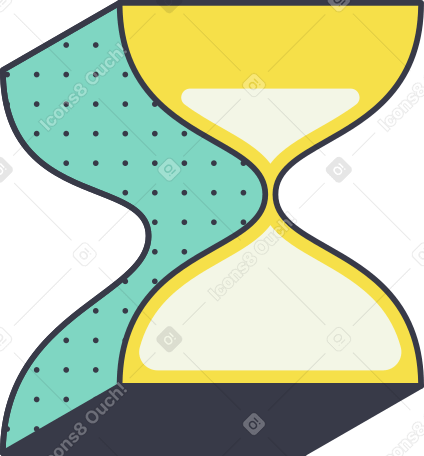 hourglass Illustration in PNG, SVG