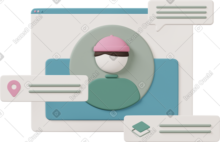 3D task management PNG, SVG