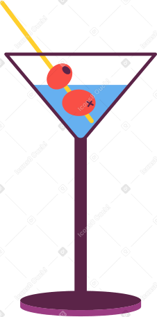 martini cocktail PNG, SVG