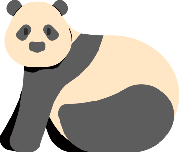 panda PNG, SVG