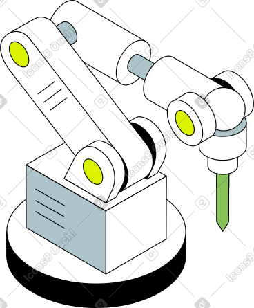 Robotic soldering arm PNG, SVG