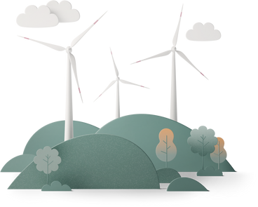 Wind farm в PNG, SVG