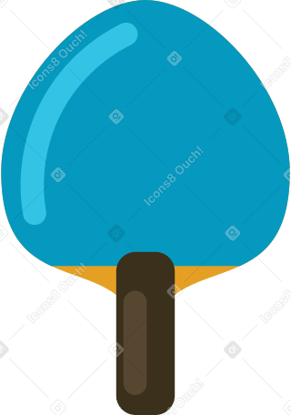 ping pong paddle Illustration in PNG, SVG