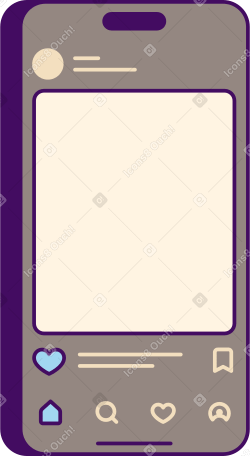 Мобильный телефон с экраном в PNG, SVG