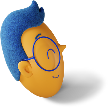 Side view of a winking boy's head turned right PNG, SVG