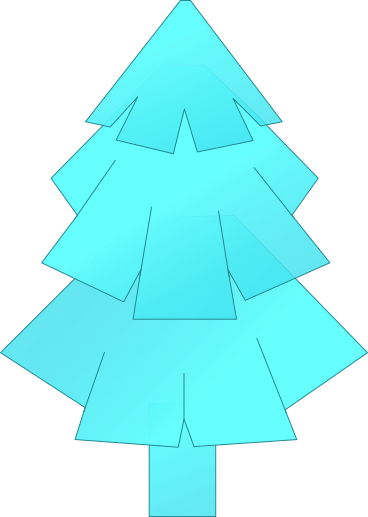 Virtueller weihnachtsbaum PNG, SVG
