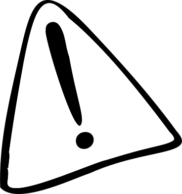 Warning sign PNG, SVG