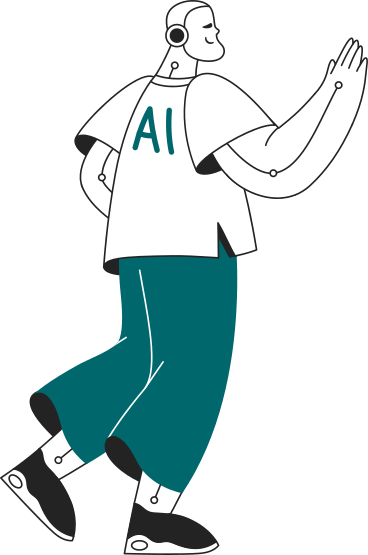 robot with artificial intelligence PNG, SVG