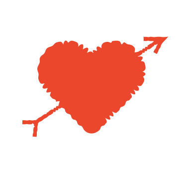 Heart with an arrow PNG, SVG