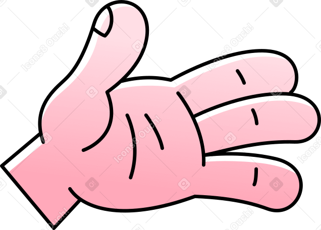 palm of hand Illustration in PNG, SVG