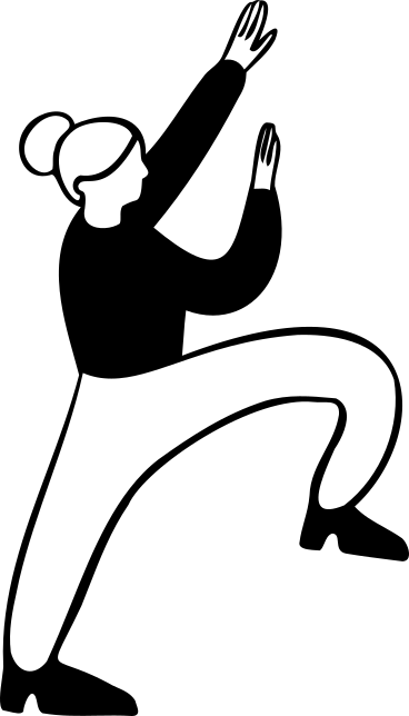 Женщина опирается на что-то руками в PNG, SVG