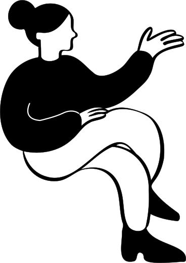 앉아있는 여자 PNG, SVG