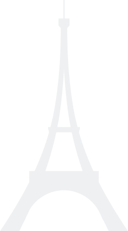 eiffel tower stylized silhouette Illustration in PNG, SVG