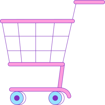 supermarket trolley PNG, SVG