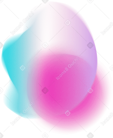 pinkish green blur PNG, SVG