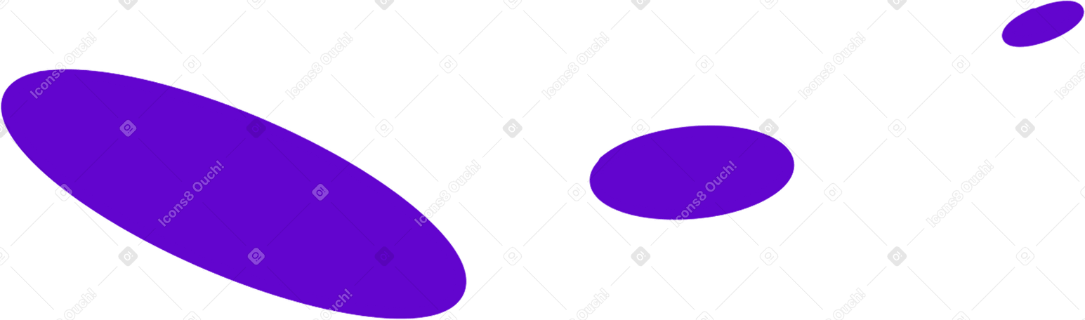 three purple shapes PNG, SVG