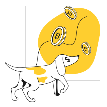 Dogecoin растет в PNG, SVG