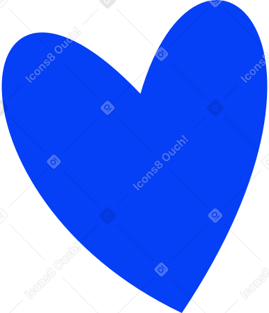 blue heart Illustration in PNG, SVG