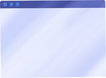 blue empty browser window PNG, SVG
