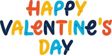 Lettering happy valentine's day в PNG, SVG