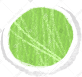 green round confetti Illustration in PNG, SVG