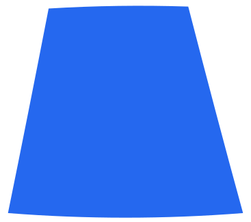 Trapézio azul PNG, SVG