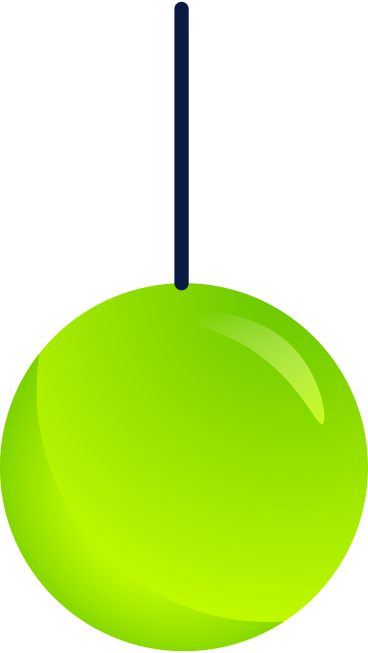 Елочный шар крошечный в PNG, SVG