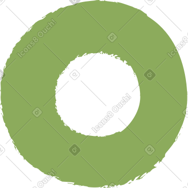 Green ring PNG, SVG